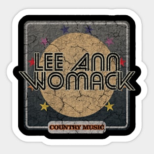 ann womack 12 design Sticker